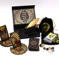 Tarocchi con lamine d'oro - "Che la magia abbia inizio" - Set regalo