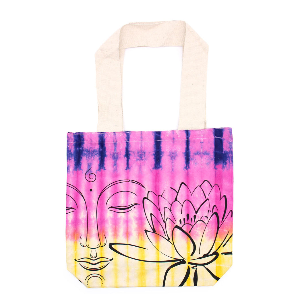 Borsa in cotone tie-dye - Buddha del Loto