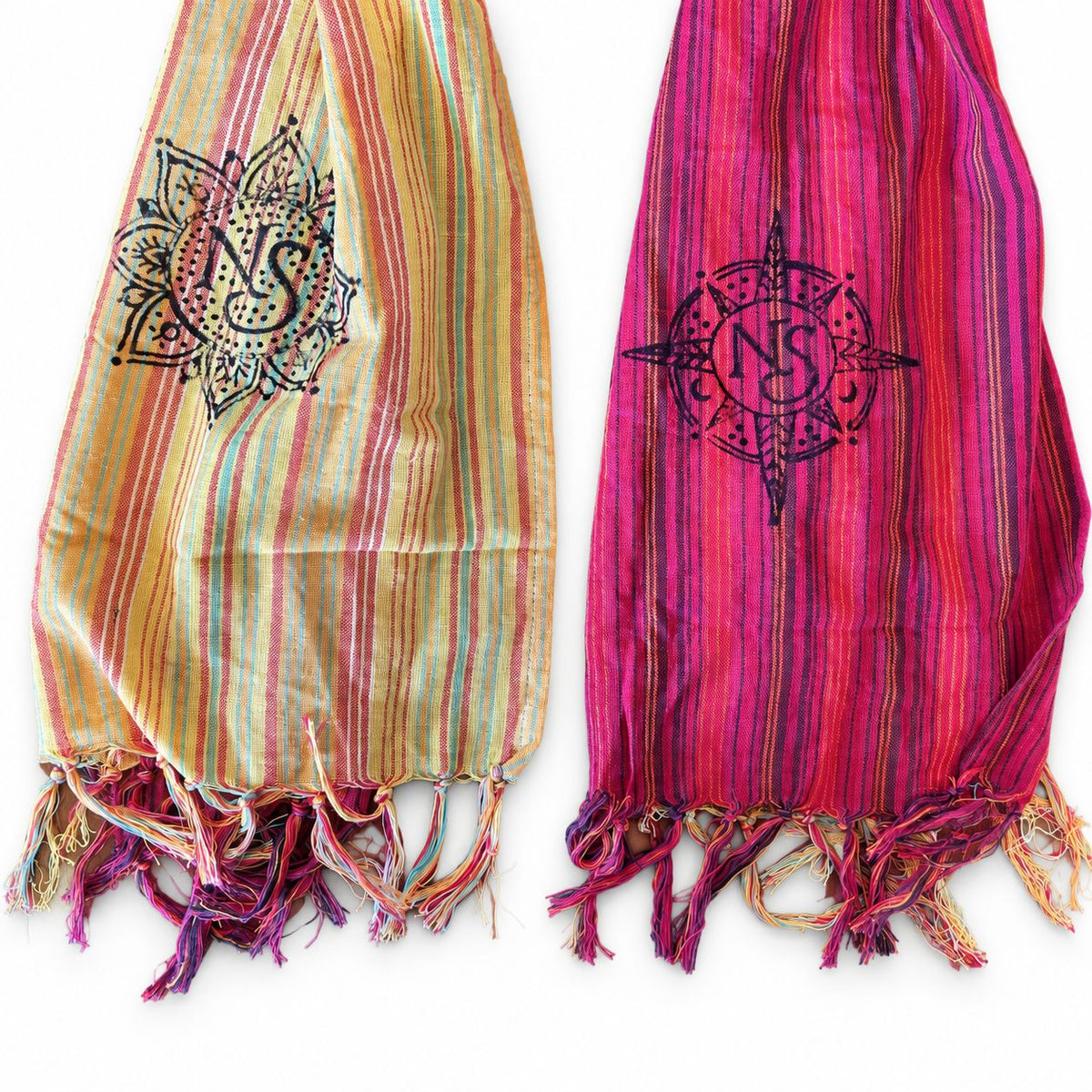 Nomad Sari - Sciarpa portafortuna da viaggio - 170x50 cm - Saluto da Kathmandu