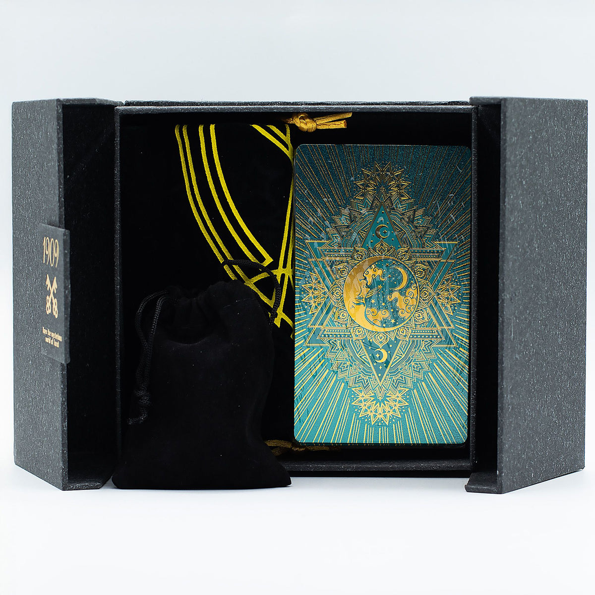 Set Regalo con Carte dei Tarocchi – Dettagli in lamina oro e turchese