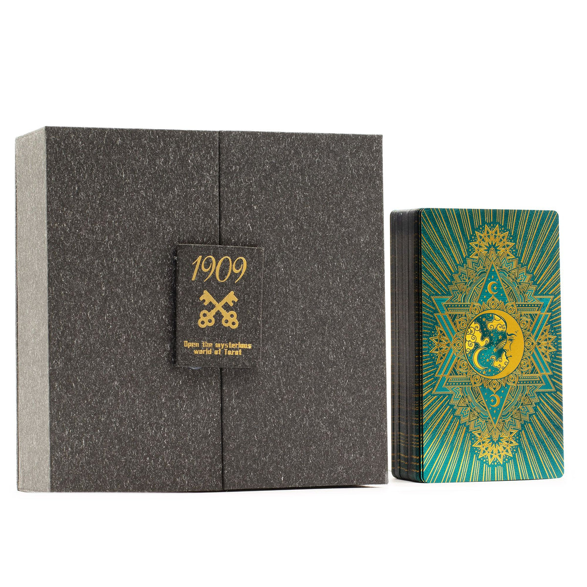 Set Regalo con Carte dei Tarocchi – Dettagli in lamina oro e turchese