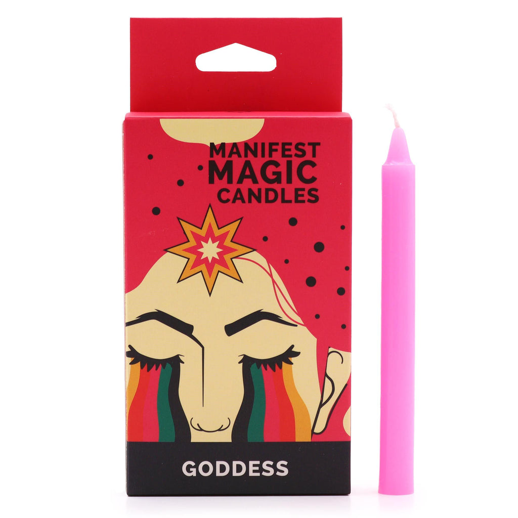 Candele "Manifest Magic" (confezione da 12) - Rosa - Dea