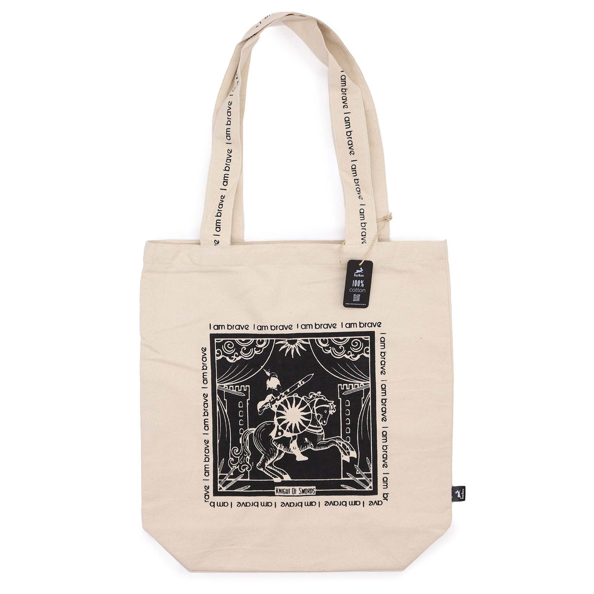 Borsa in tela Hop Hare - "I am Brave" (Sono coraggioso/a)