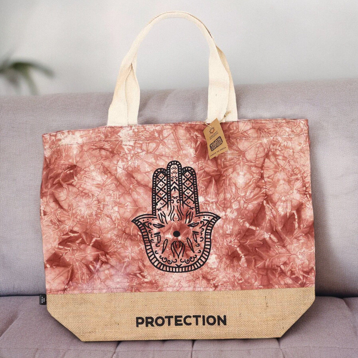 Borsa interamente naturale - Hamsa - Protezione