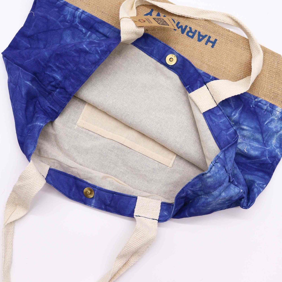 Natural Bag - Blue Stonewash - Mandala - Harmony