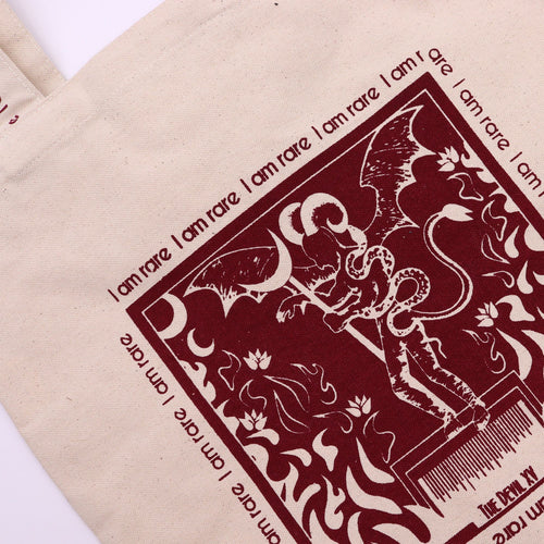 Borsa in tela Hop Hare - "I am Rare (Io sono Rara)"